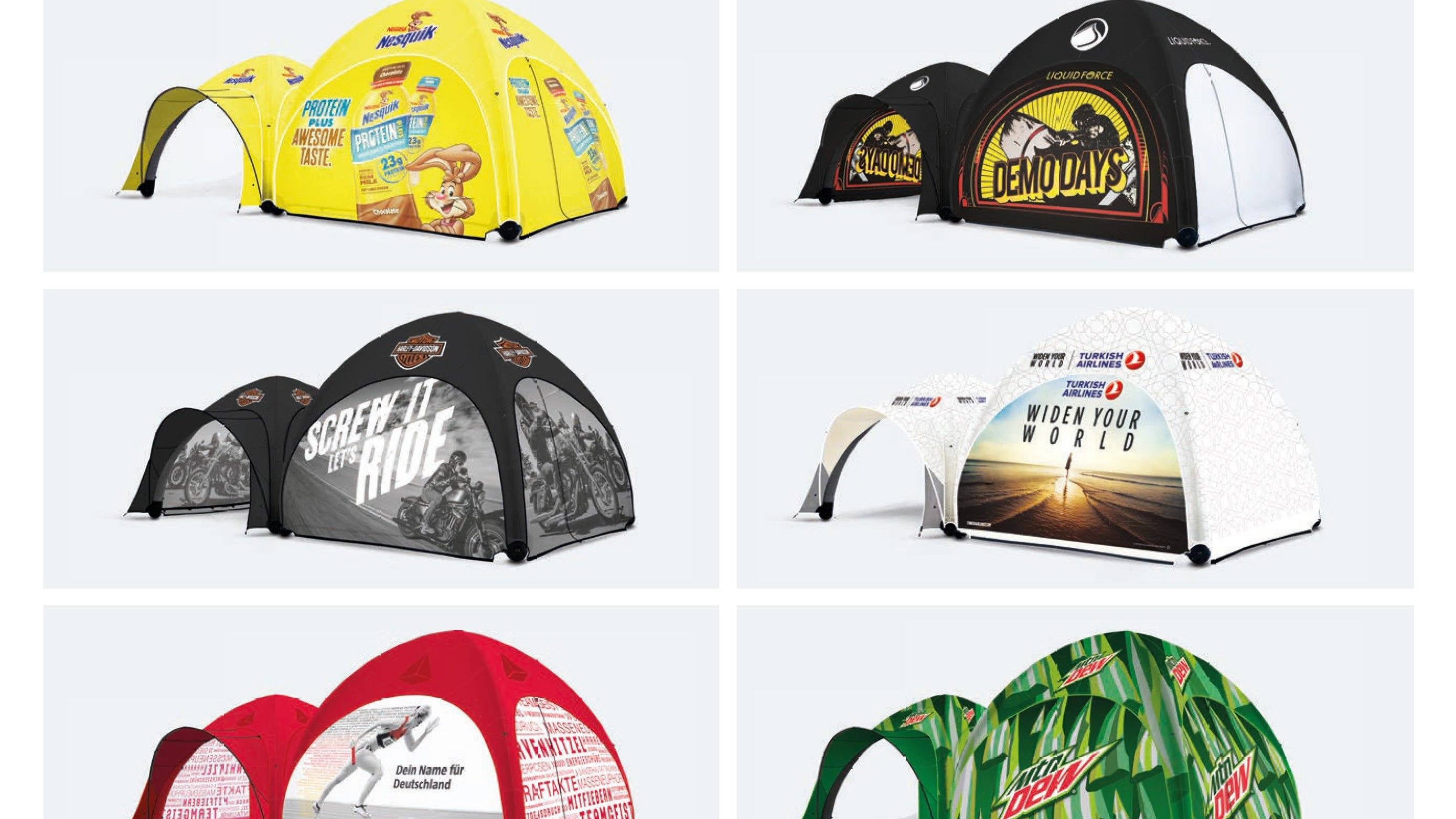 Aufblasbares Zelt GYBE EVENT TENT | Individuell bedrucken