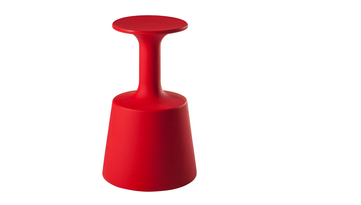 Slide DRINK Barstuhl | Flame Red / Rot | Design Jorge Najera