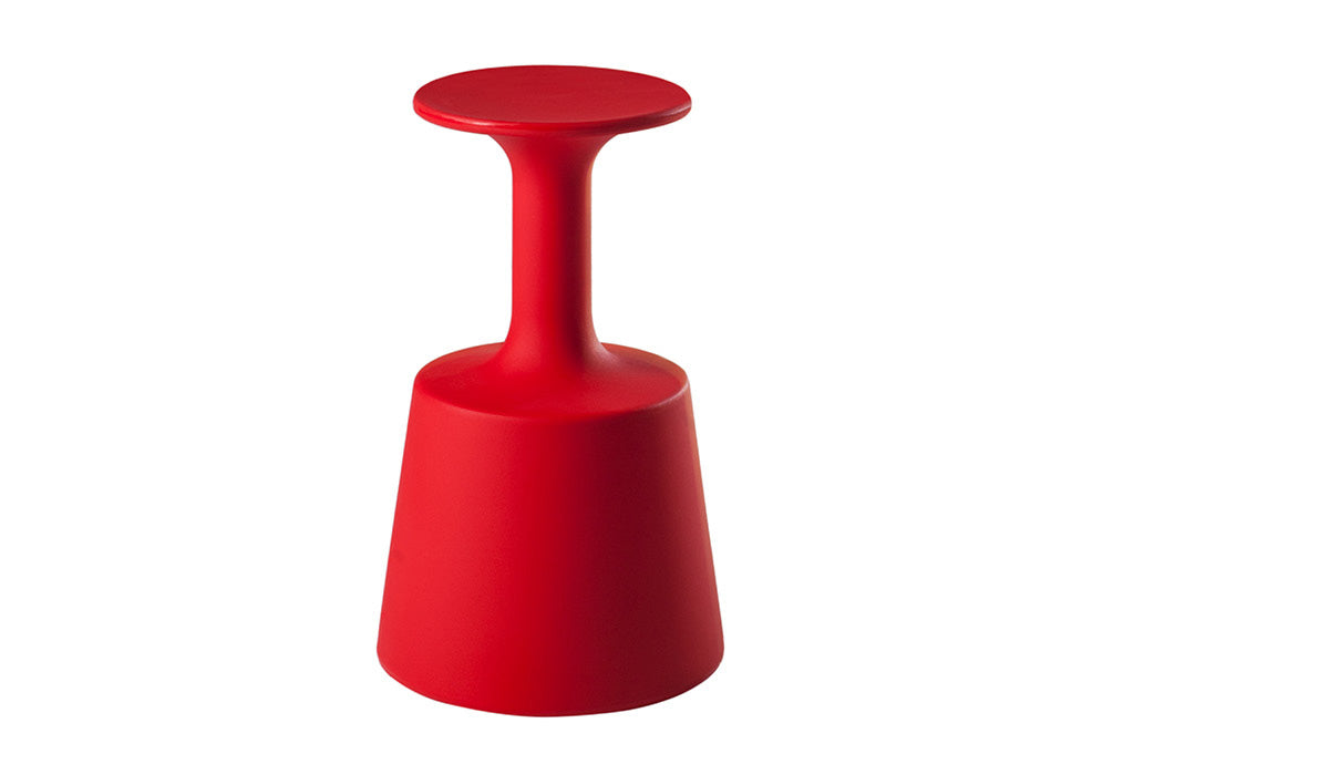 Slide DRINK Barstuhl | Flame Red / Rot | Design Jorge Najera
