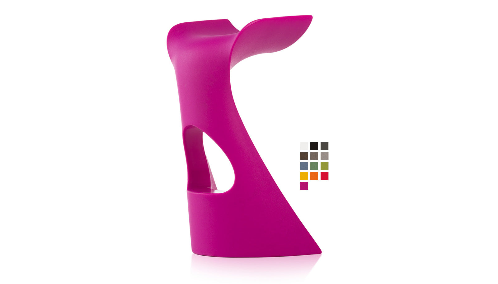 Slide KONCORD Barstuhl | Sweet Fuschia / Pink | Design Karim Rashid