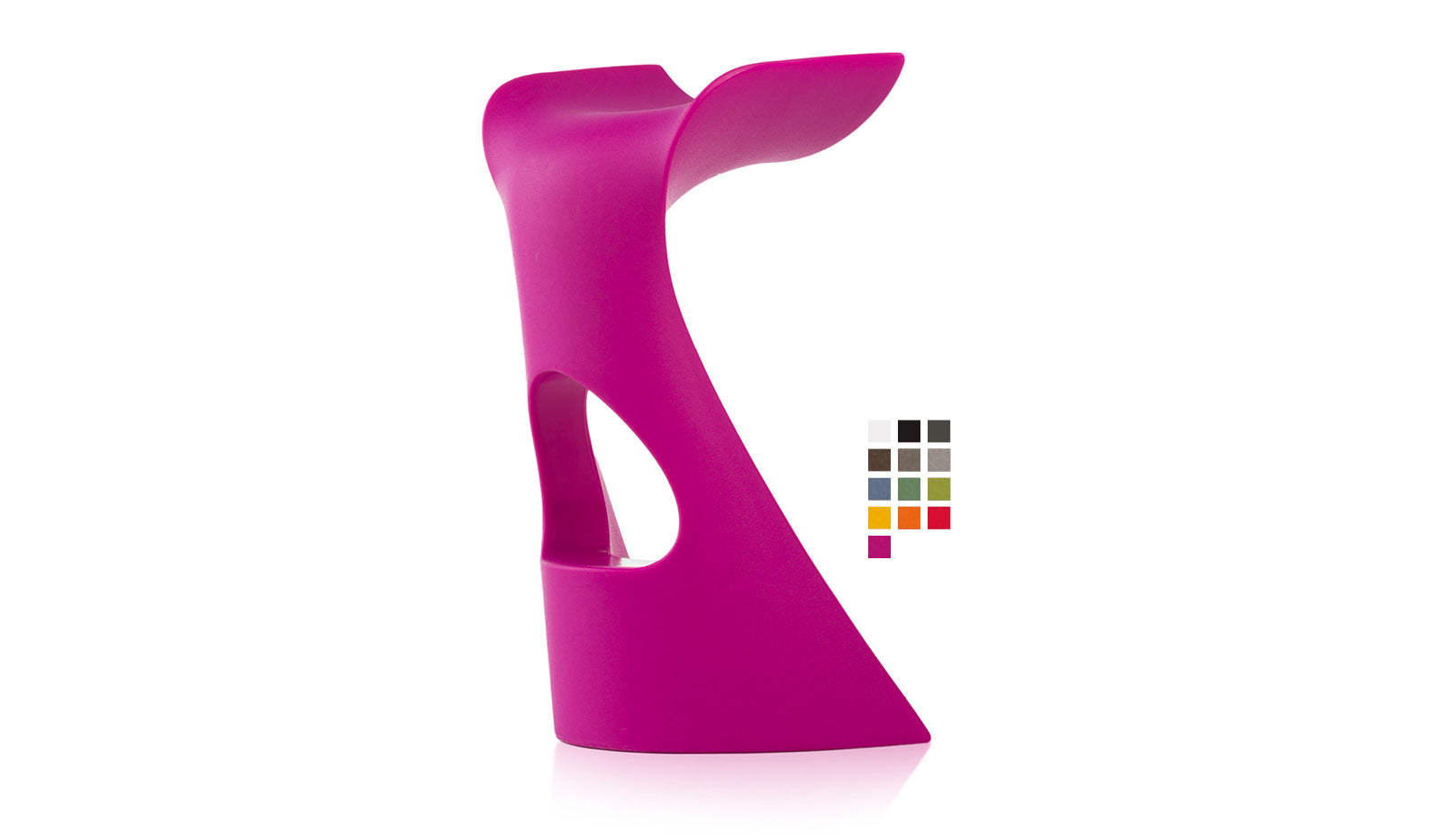 Slide KONCORD Barstuhl | Sweet Fuschia / Pink | Design Karim Rashid