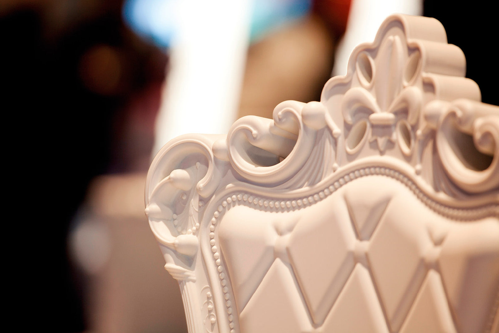 Slide PRINCESS OF LOVE Stapelstuhl Rückseite | Farbe Milky White / Weiß | Design Graziano Moro und Renato Pigatti