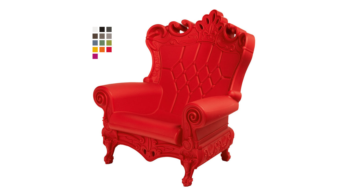 Slide QUEEN OF LOVE | Sessel | Flame Red / Rot | Design Moro & Pigatti