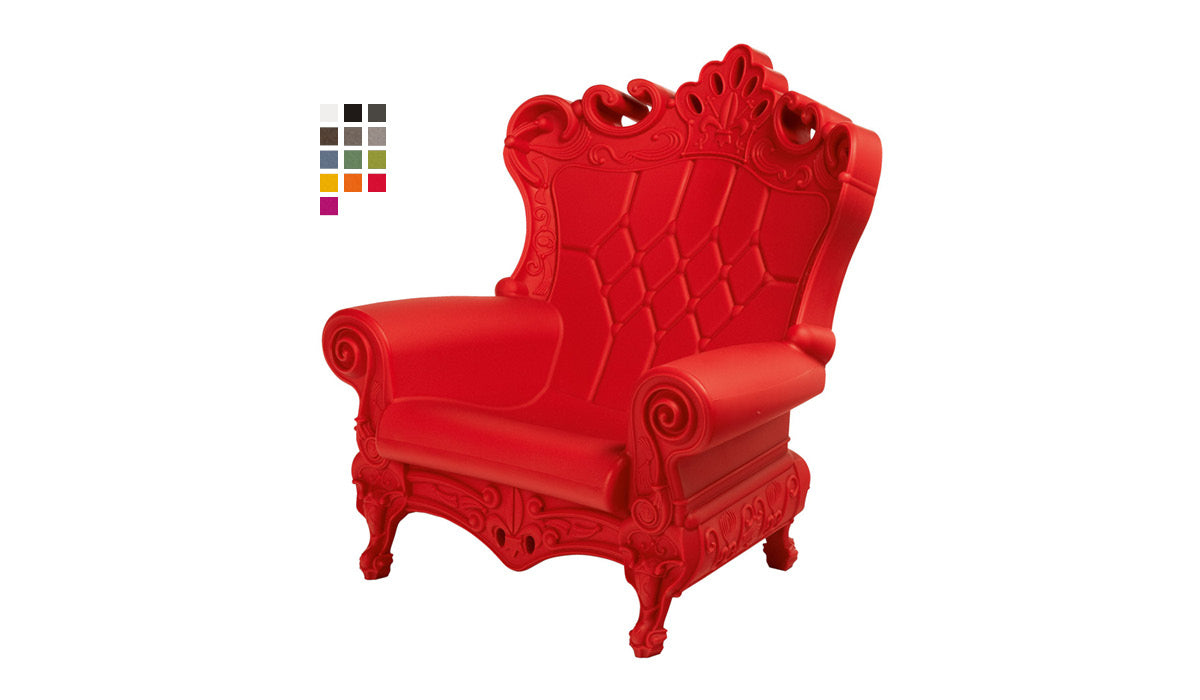 Slide QUEEN OF LOVE | Sessel | Flame Red / Rot | Design Moro & Pigatti