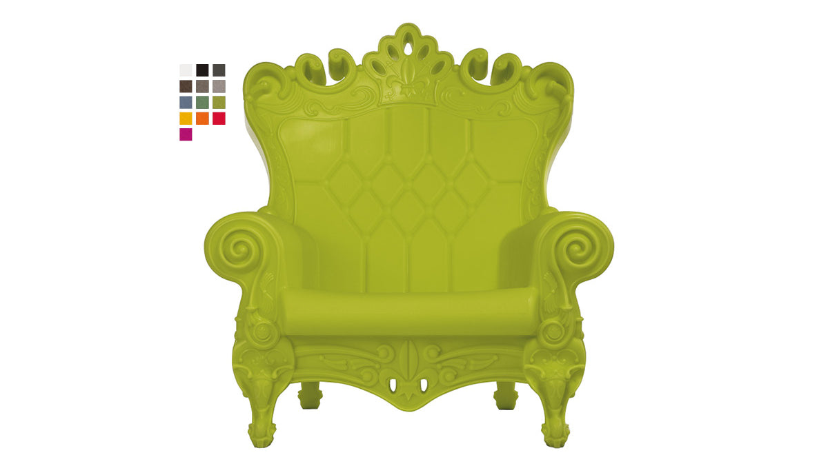 Slide QUEEN OF LOVE | Sessel | Lime Green / Limetten Grün | Design Moro & Pigatti