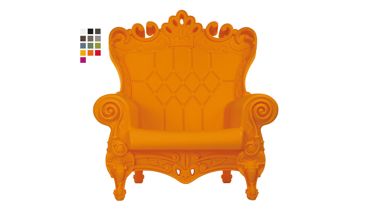Slide QUEEN OF LOVE | Sessel | Pumkin Orange / Orange | Design Moro & Pigatti