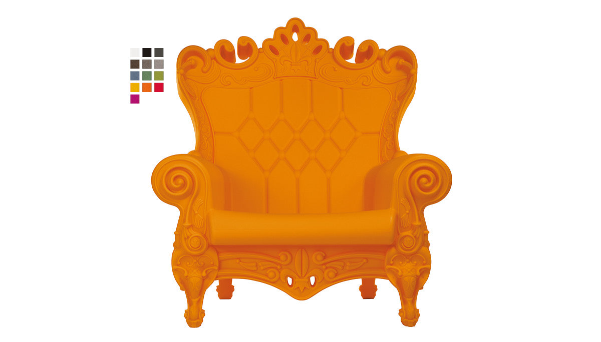 Slide QUEEN OF LOVE | Sessel | Pumkin Orange / Orange | Design Moro & Pigatti