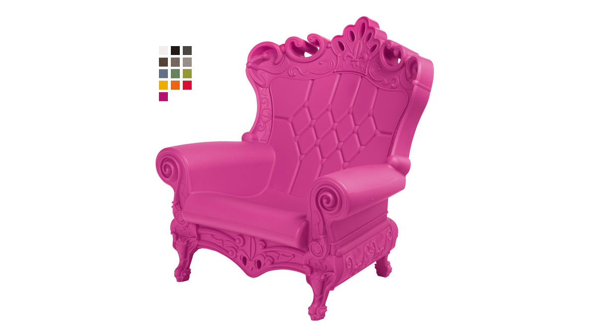 Slide QUEEN OF LOVE | Sessel | Sweet Fuschia / Pink | Design Moro & Pigatti