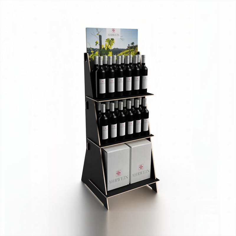 Steckdisplay / Holzdisplay / Bodendisplay für Ahrwein