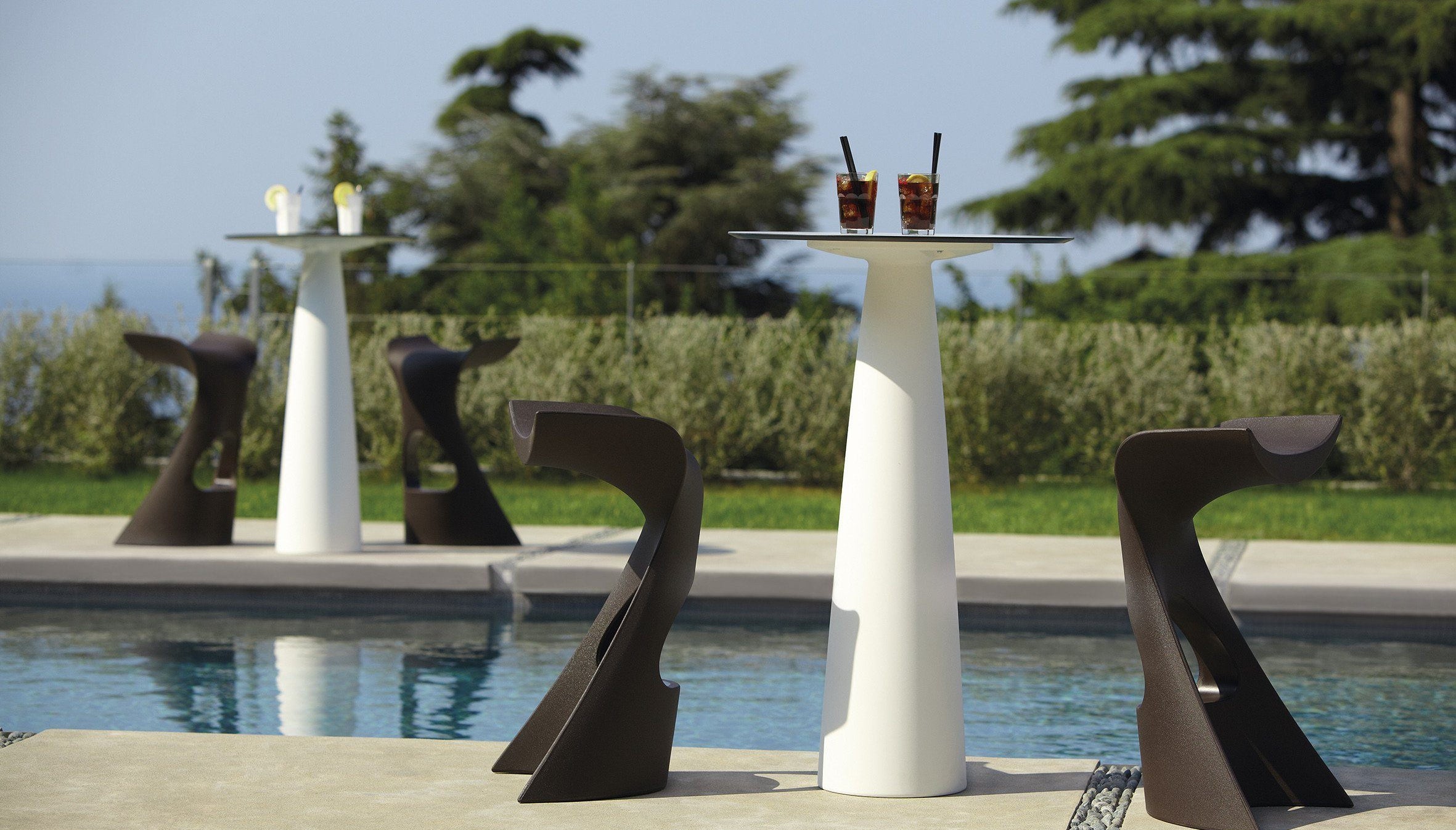 Slide Koncord in kombination mit Slide Peak am Pool