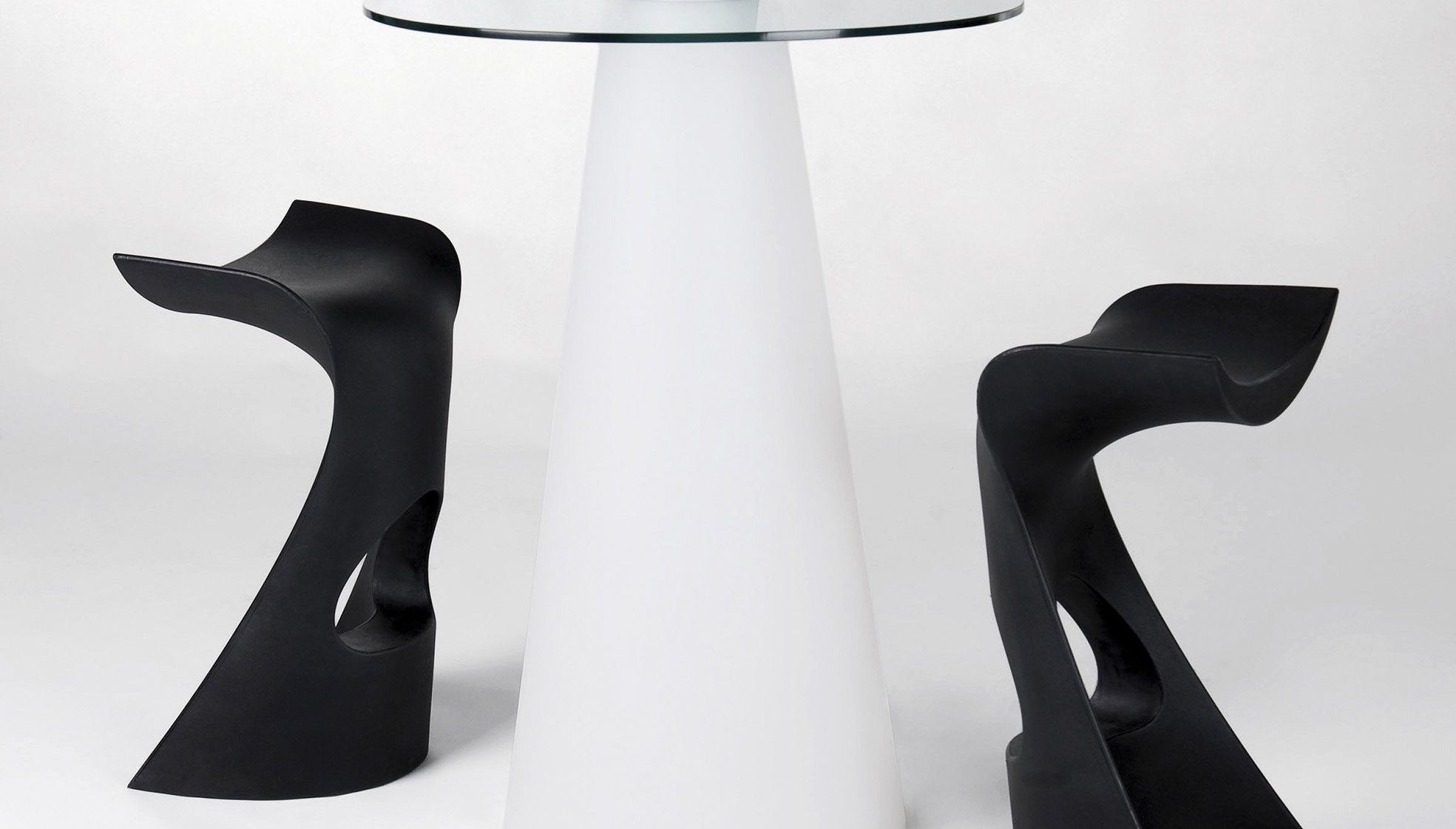 3er Set - Slide Barhocker KONCORD für INDOOR + OUTDOOR | Sitzmöbel | brandamba.com