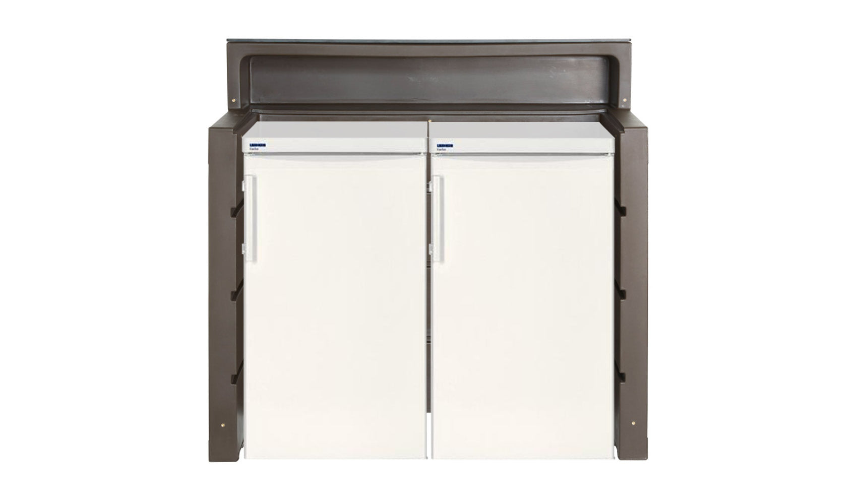 Slide CORDIALE BAR | LED-BAR | Leuchttheke | Roberto Paoli | Kühlschrank einbau möglich