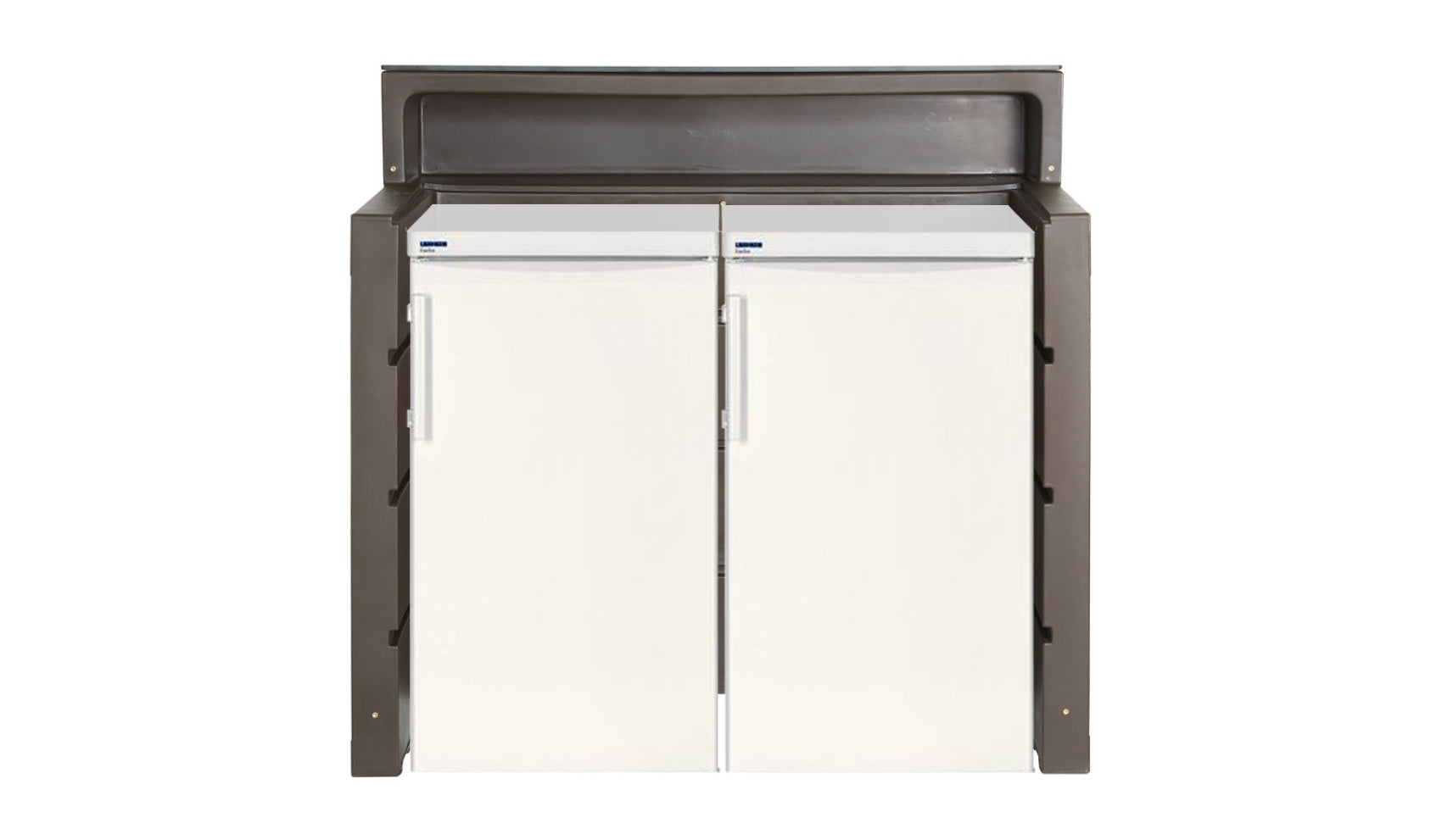 Slide CORDIALE BAR | LED-BAR | Leuchttheke | Roberto Paoli | Kühlschrank einbau möglich