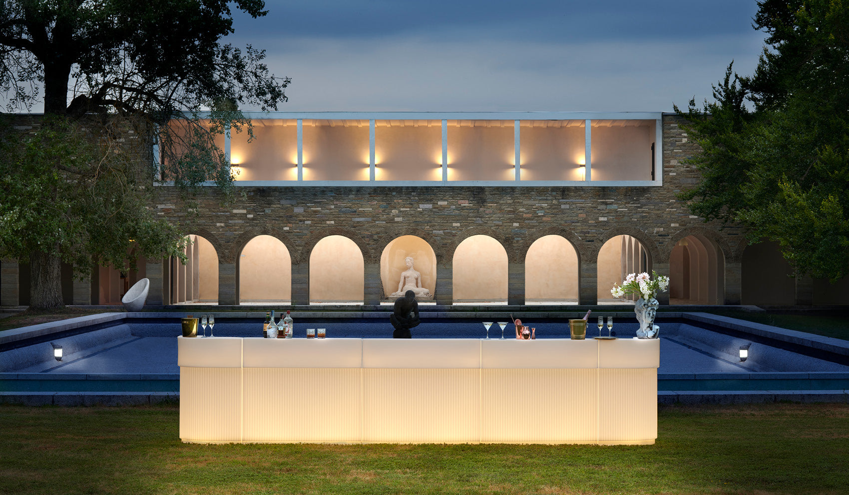 Slide CORDIALE BAR & CORDIALE CORNER | LED-BAR | Leuchttheke | Roberto Paoli | Outdoor Event