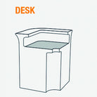 Abdeckplatte DESK für Slide Leucht-Theke BREAK CORNER | LED Theke | brandamba.com