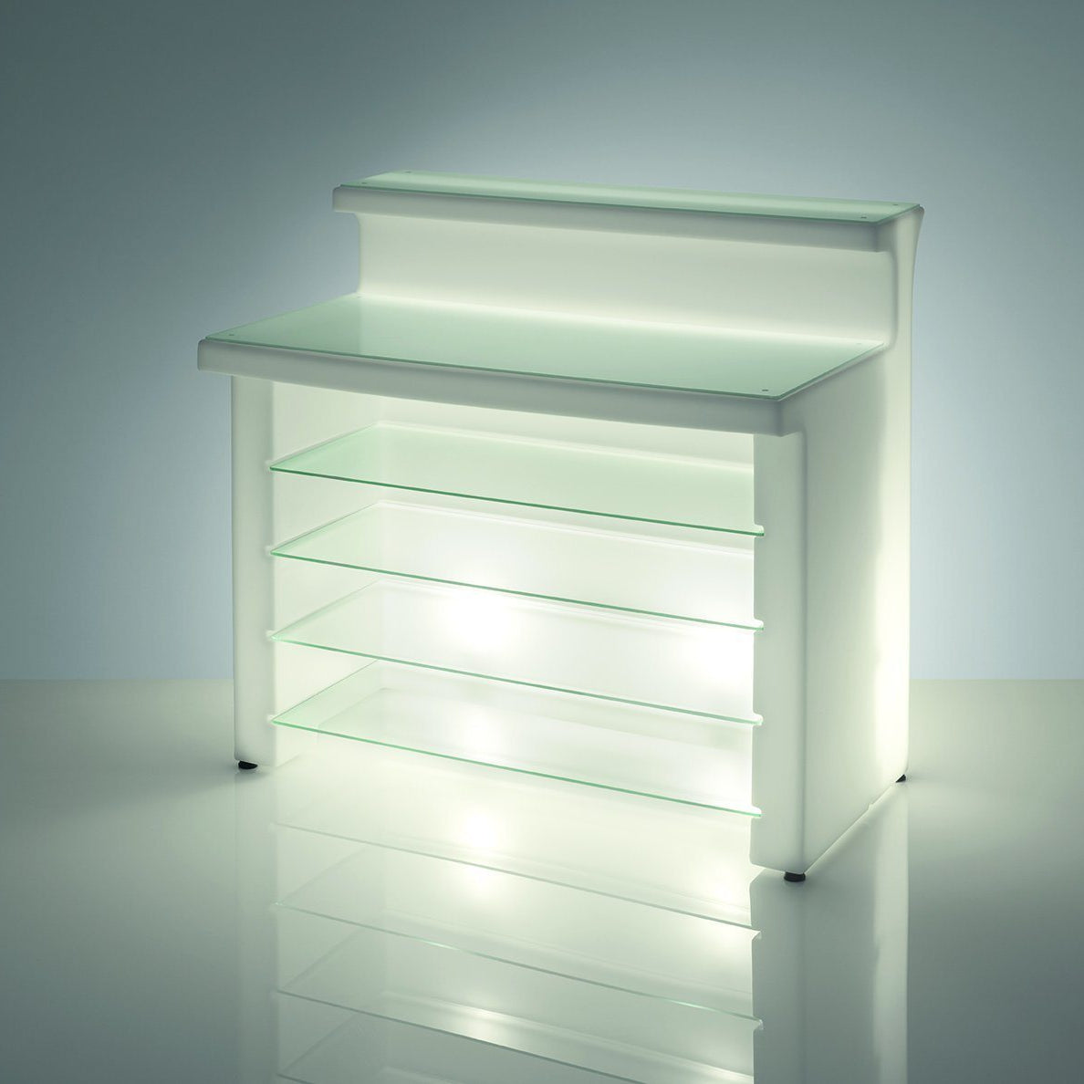 Abdeckplatte DESK für Slide Leucht-Theke BREAK LINE | LED Theke | brandamba.com