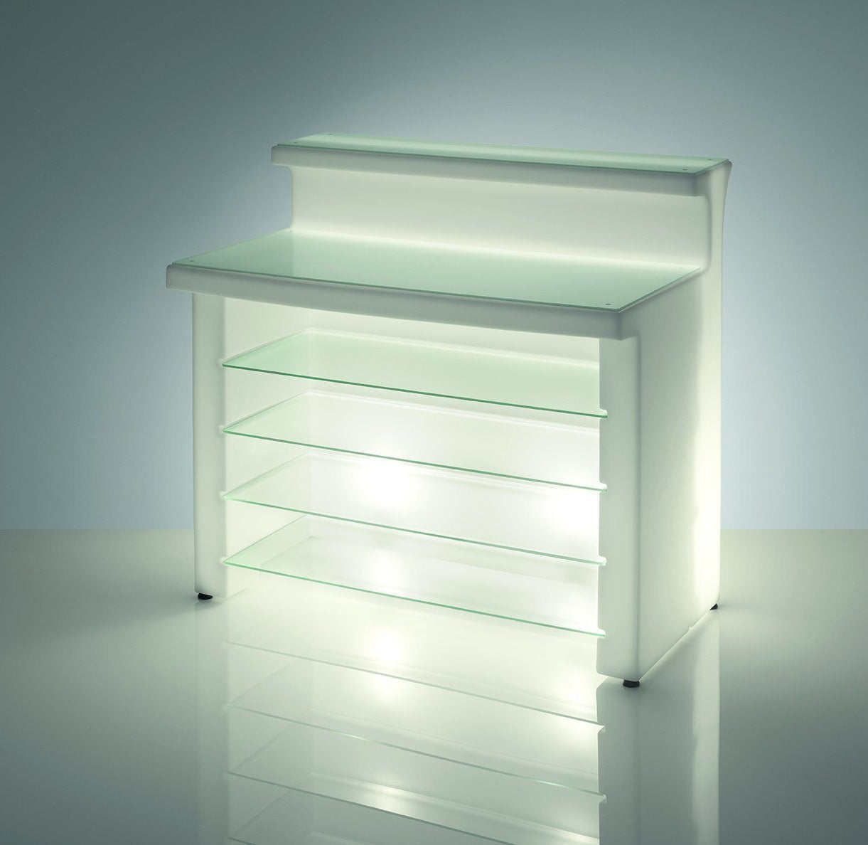 Abdeckplatte DESK für Slide Leucht-Theke BREAK LINE | LED Theke | brandamba.com