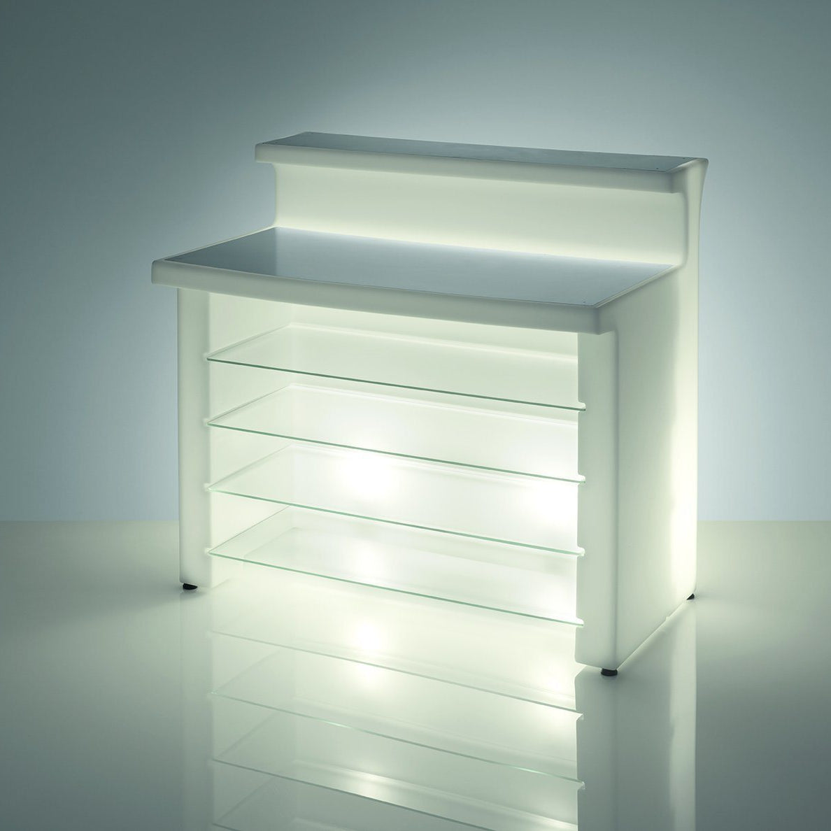 Abdeckplatte DESK für Slide Leucht-Theke BREAK LINE | LED Theke | brandamba.com