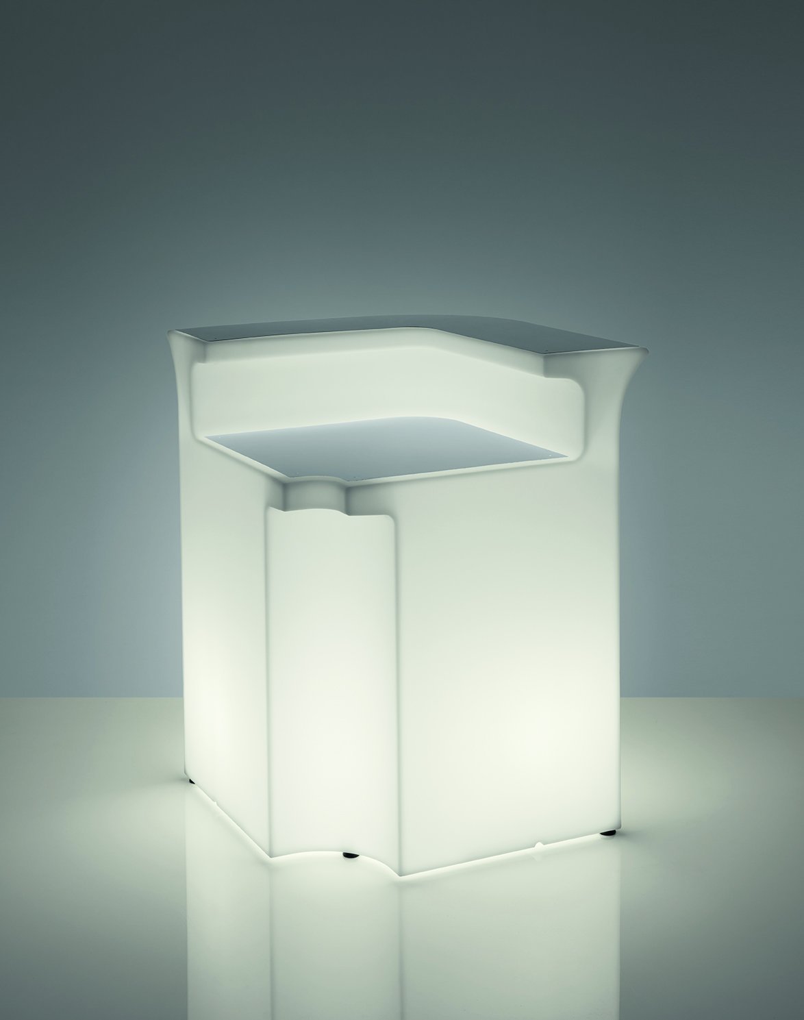 Abdeckplatte TOP für Slide Leucht-Theke BREAK CORNER | LED Theke | brandamba.com