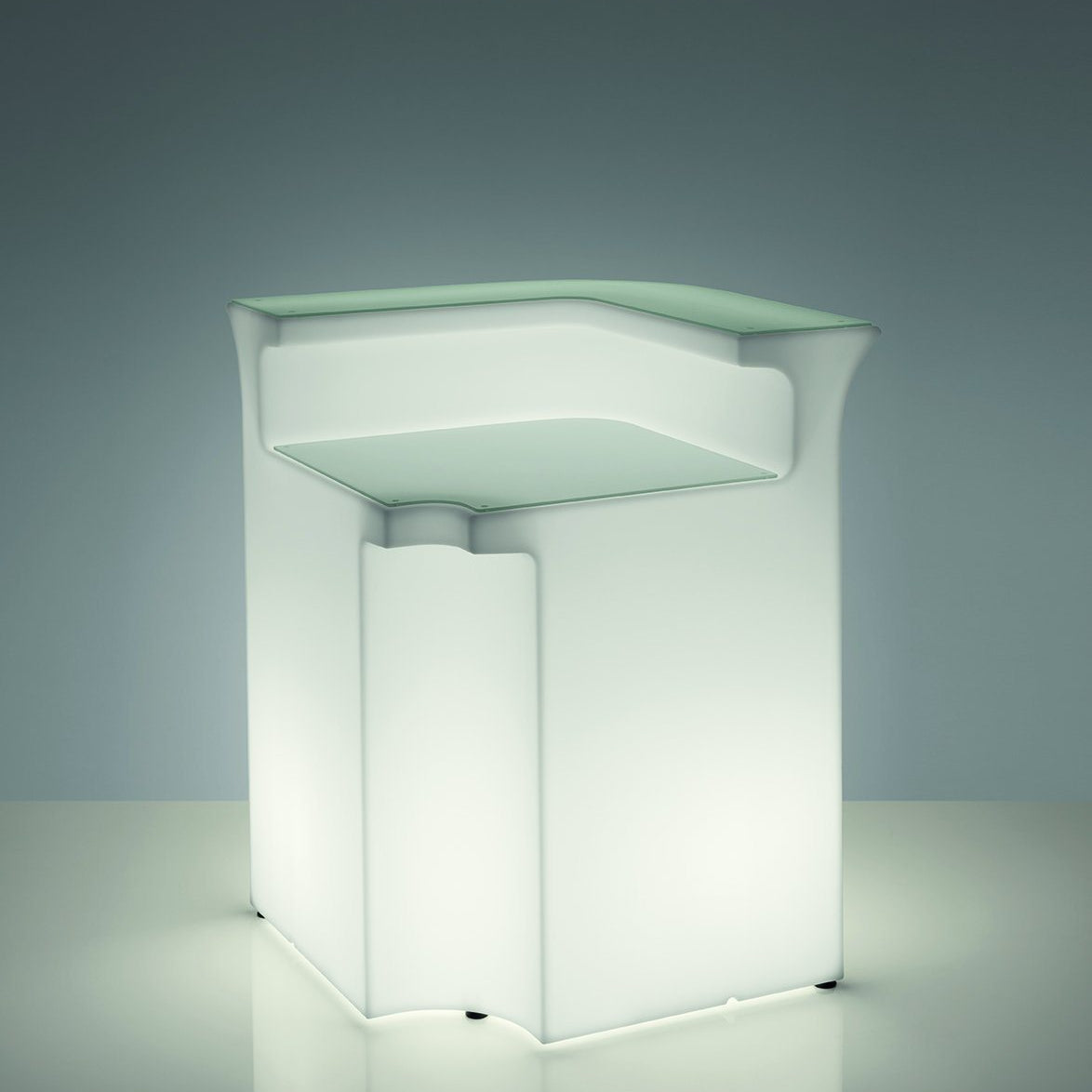 Abdeckplatte TOP für Slide Leucht-Theke BREAK CORNER | LED Theke | brandamba.com