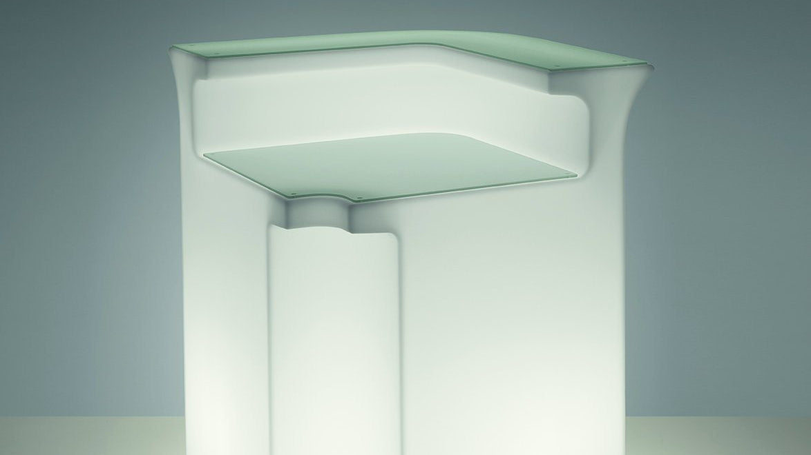 Abdeckplatte TOP für Slide Leucht-Theke BREAK CORNER | LED Theke | brandamba.com