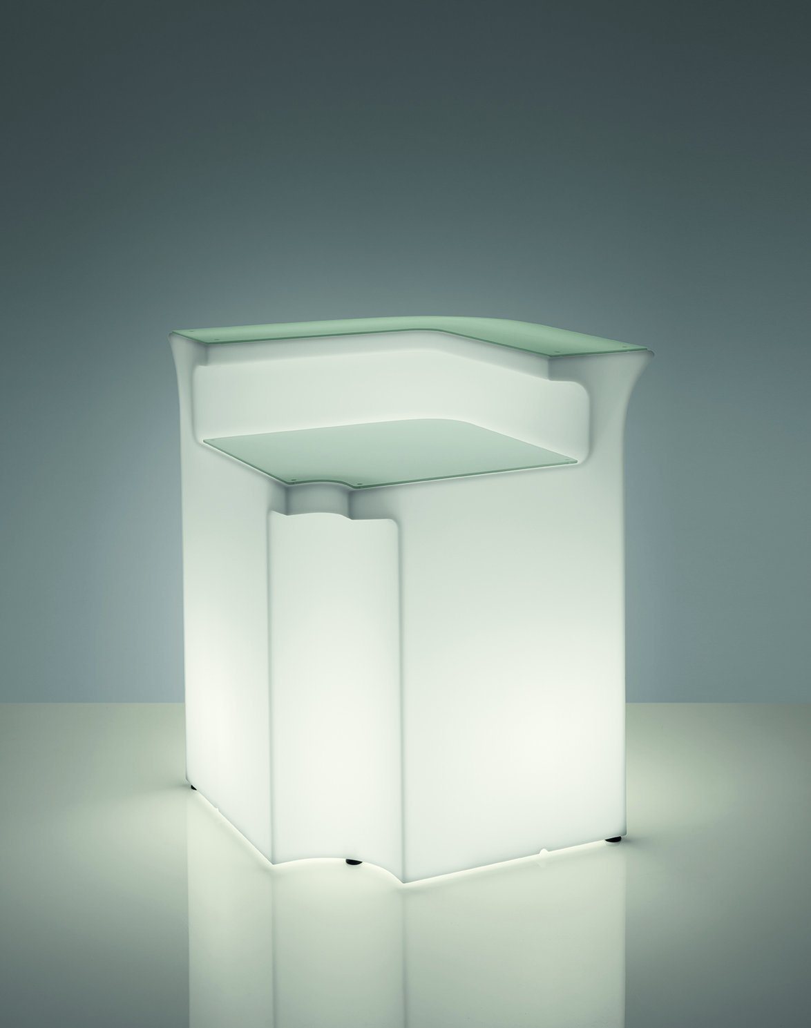 Abdeckplatte TOP für Slide Leucht-Theke BREAK CORNER | LED Theke | brandamba.com