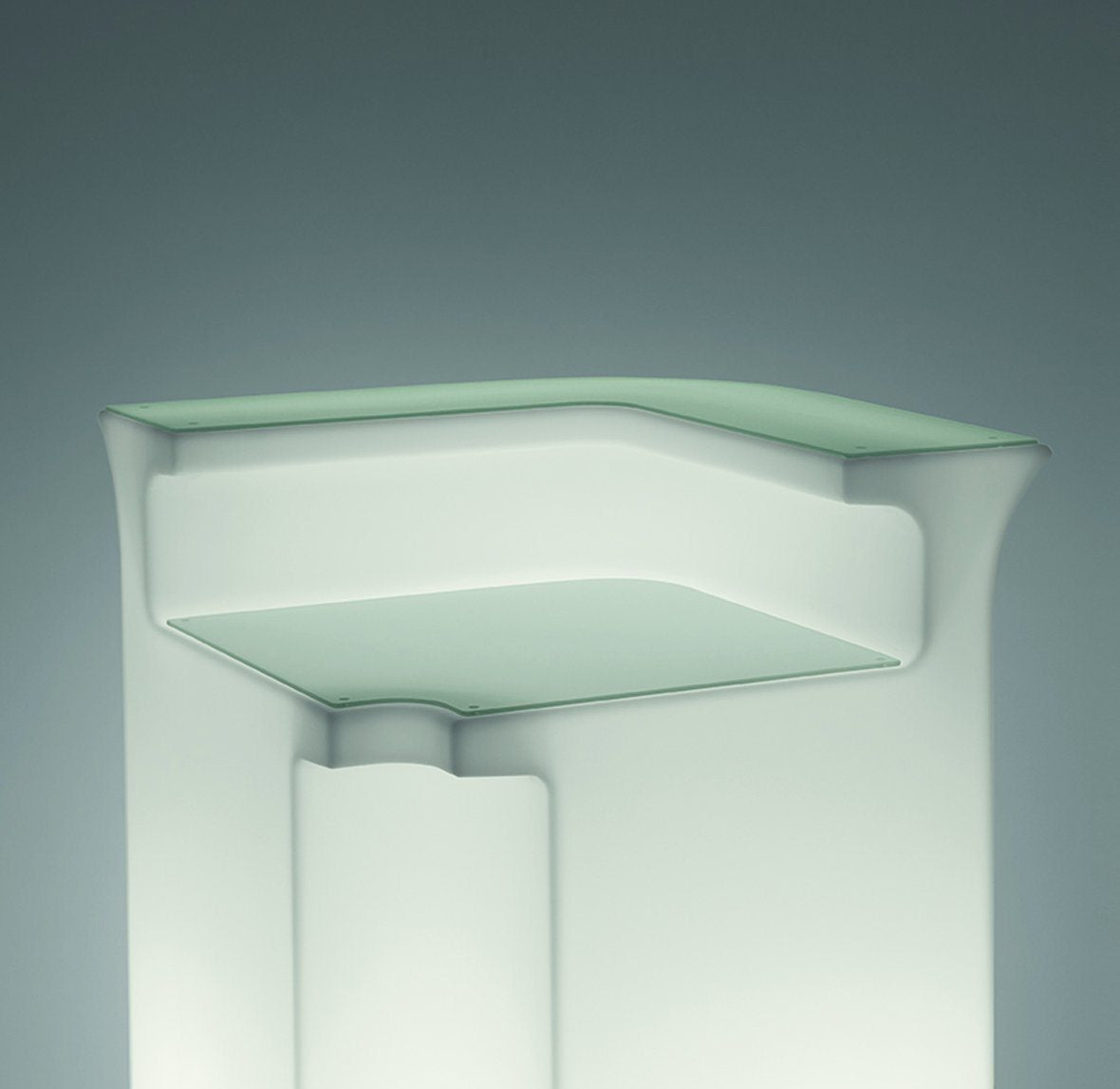 Abdeckplatte TOP für Slide Leucht-Theke BREAK CORNER | LED Theke | brandamba.com