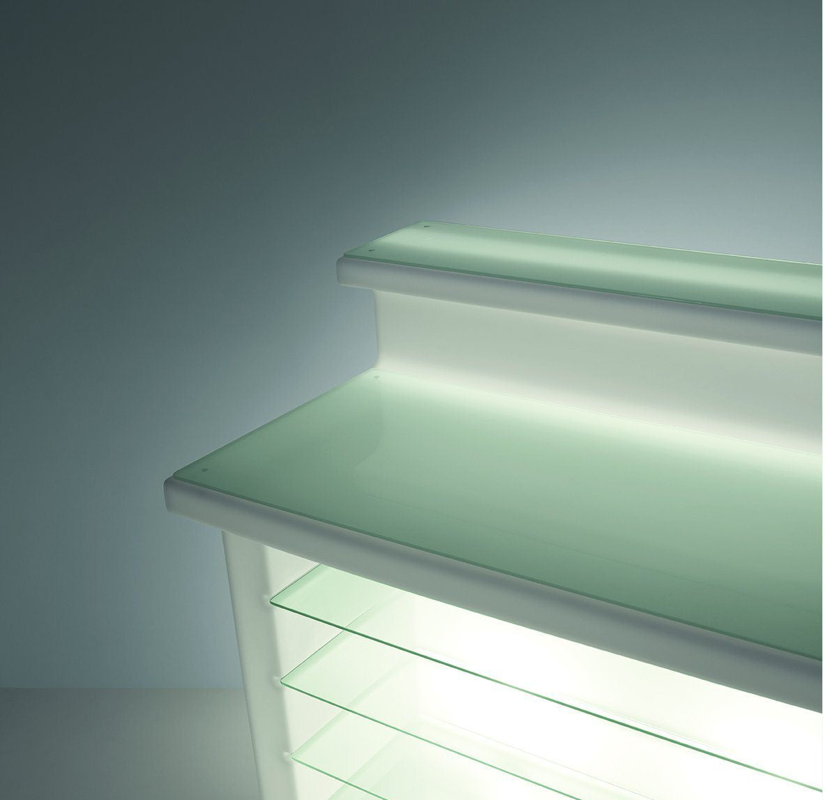 Abdeckplatte TOP für Slide Leucht-Theke BREAK LINE | LED Theke | brandamba.com