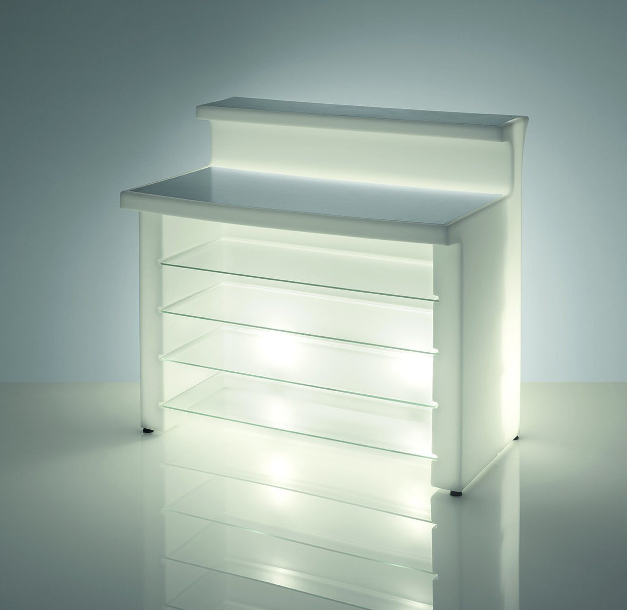 Abdeckplatte TOP für Slide Leucht-Theke BREAK LINE | LED Theke | brandamba.com