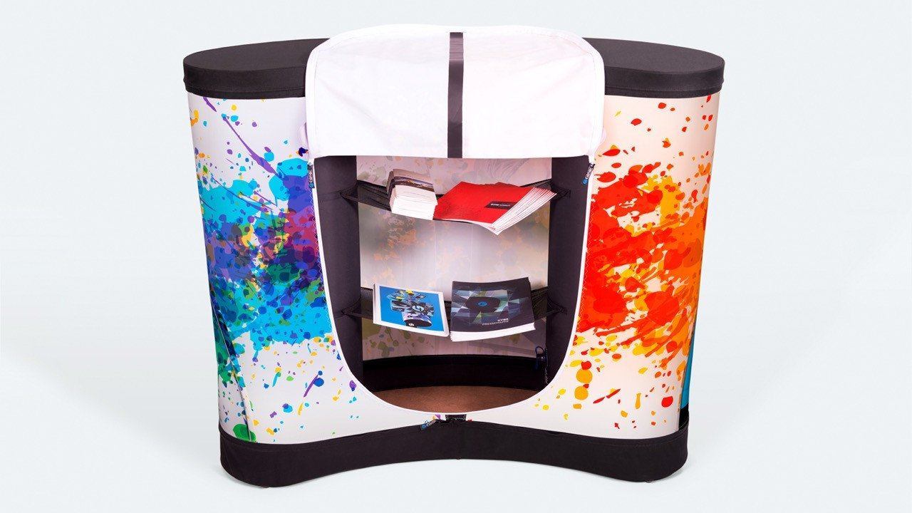 Aufblasbare Event Theke von Gybe | Theken | brandamba.com