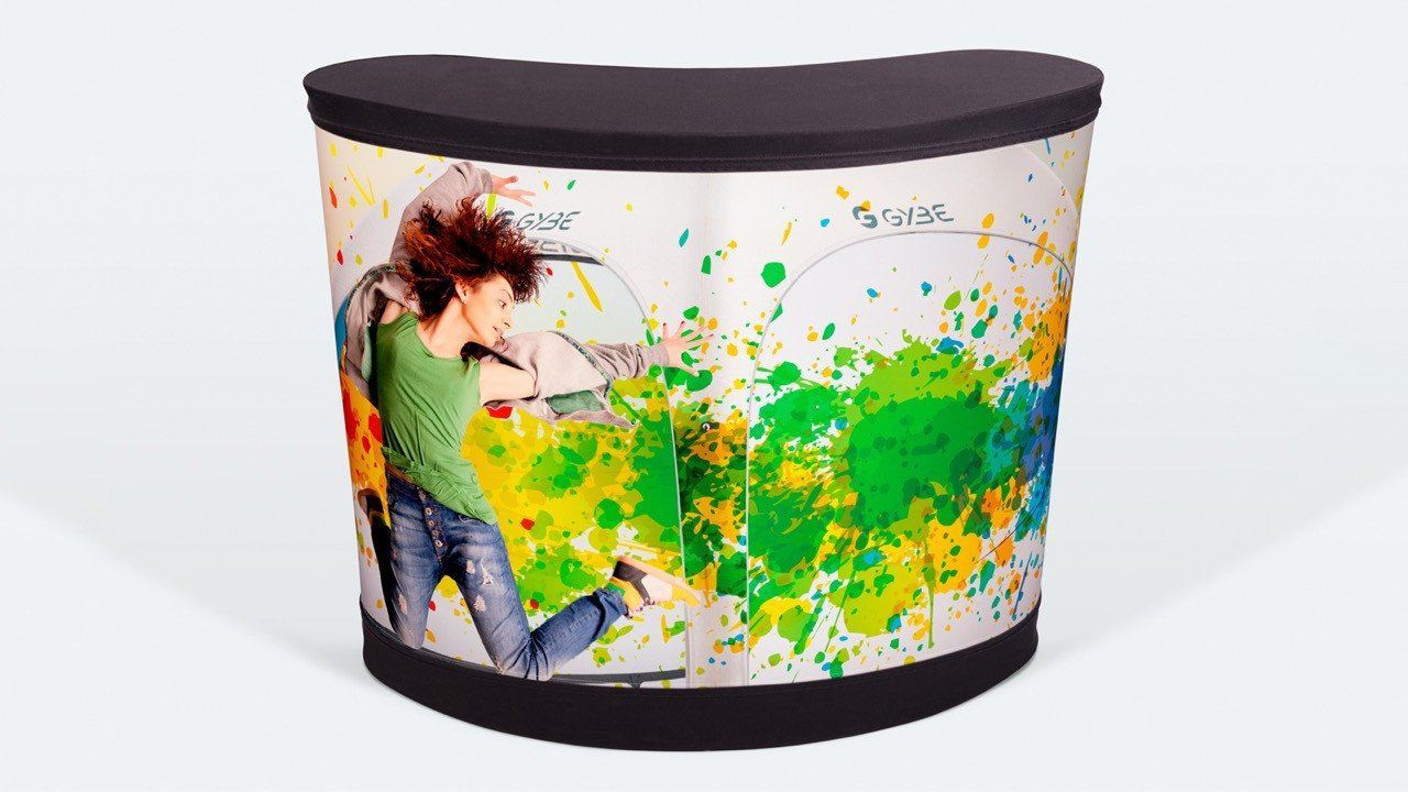 Aufblasbare Event Theke von Gybe | Theken | brandamba.com