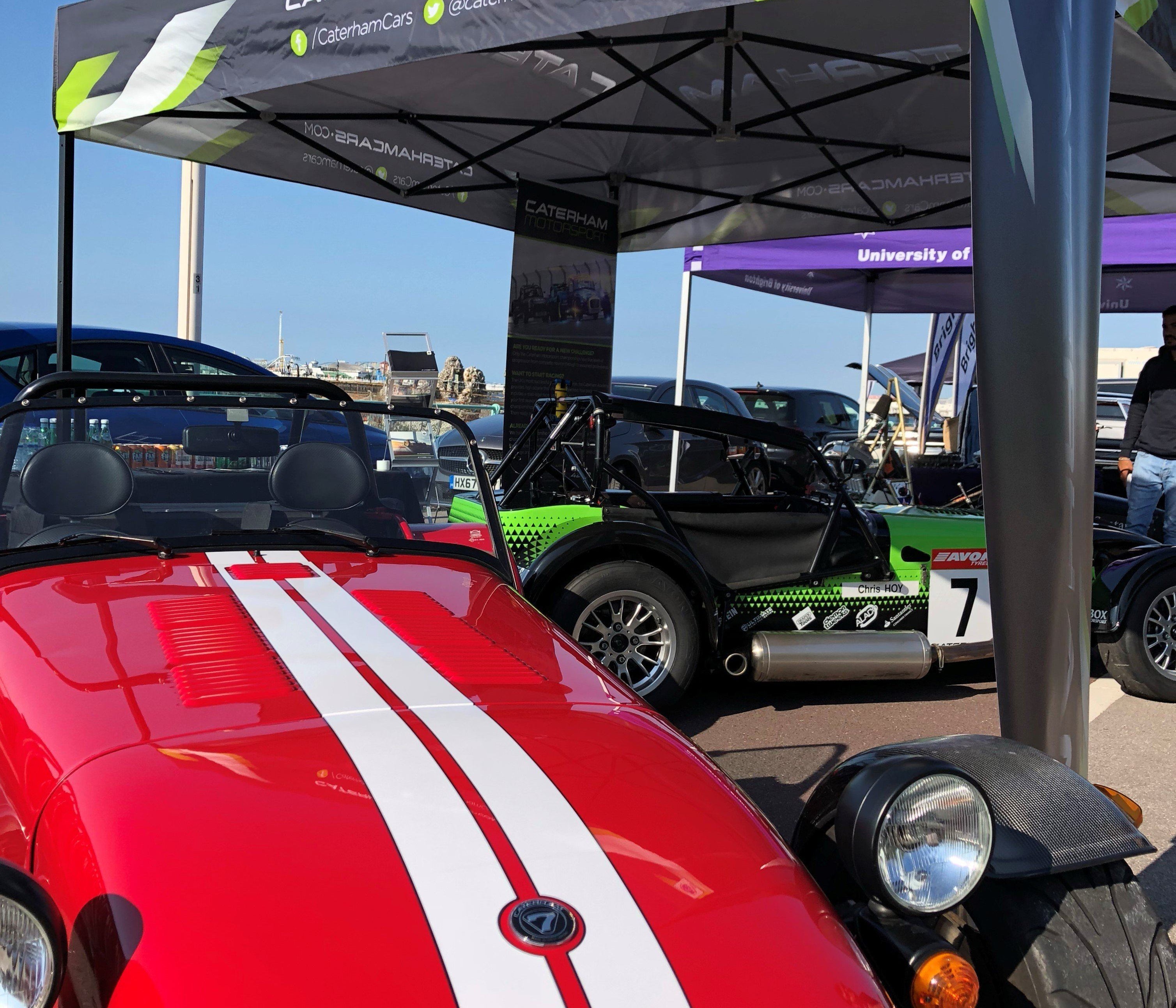 Faltzelt / Eventzelt E-Z UP Eclipse 3 x 3m - inkl. 4c Dach Bedruckung | Faltzelt | brandamba.com