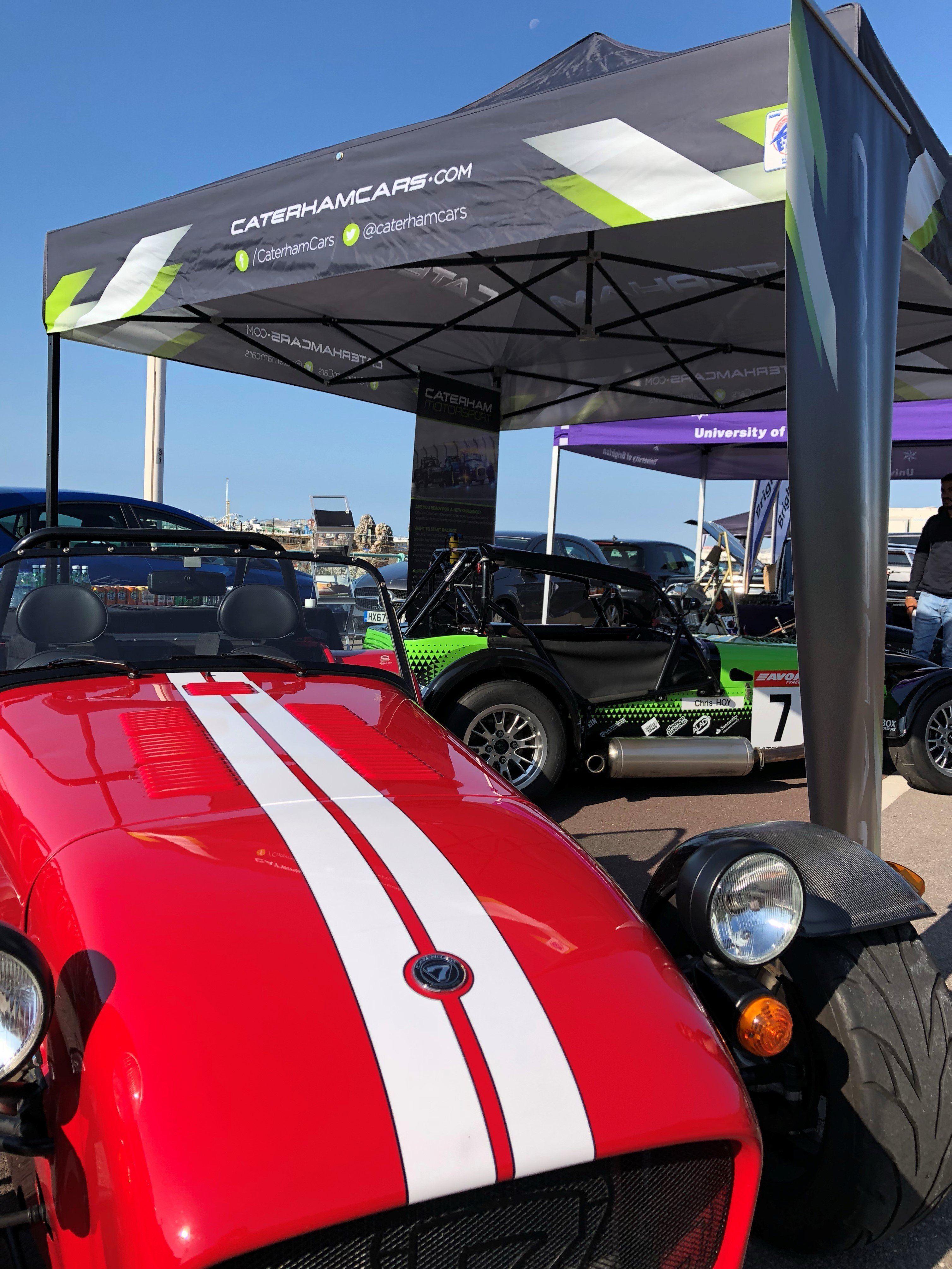 Faltzelt / Eventzelt E-Z UP Eclipse 3 x 3m - inkl. 4c Dach Bedruckung | Faltzelt | brandamba.com