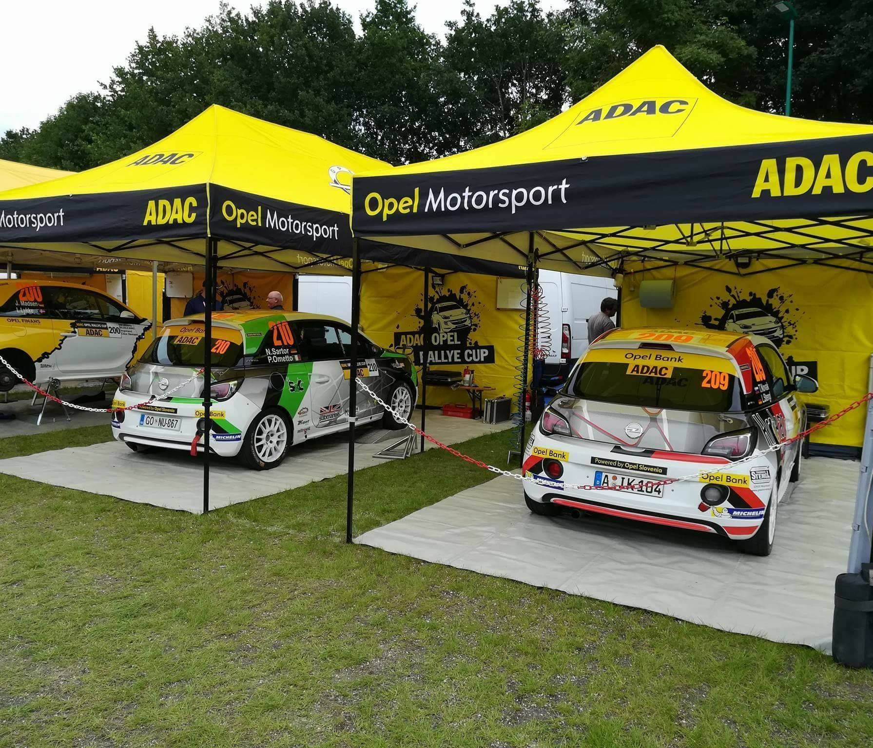 Faltzelt / Eventzelt E-Z UP Eclipse 3 x 3m - inkl. 4c Dach Bedruckung | Faltzelt | brandamba.com