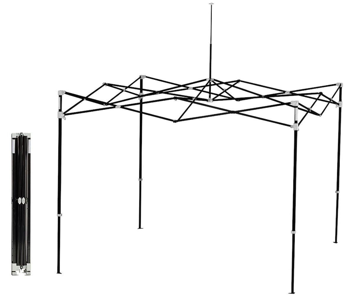 Faltzelt / Eventzelt E-Z UP Eclipse 3 x 3m - inkl. 4c Dach Bedruckung | Faltzelt | brandamba.com