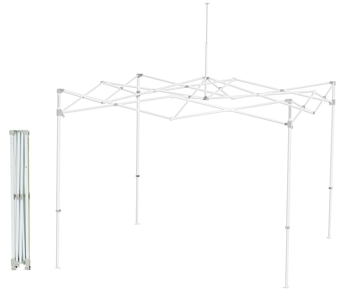 Faltzelt / Eventzelt E-Z UP Eclipse 3 x 3m - inkl. 4c Dach Bedruckung | Faltzelt | brandamba.com