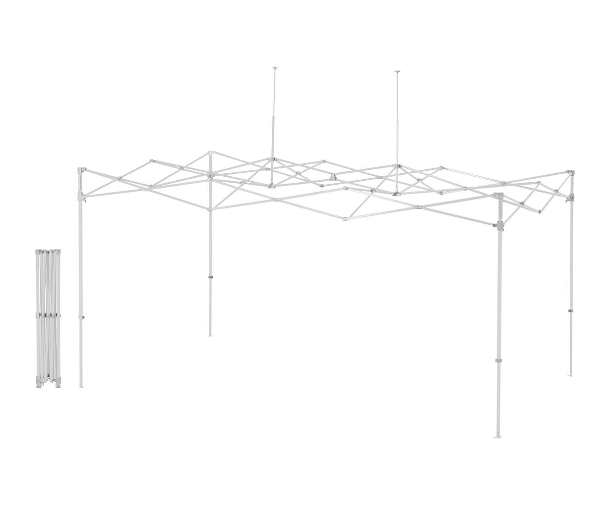 Faltzelt / Eventzelt E-Z UP Eclipse 3 x 4,5m - inkl. 4c Dach Bedruckung | Faltzelt | brandamba.com