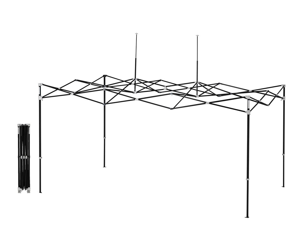 Faltzelt / Eventzelt E-Z UP Eclipse 3 x 4,5m - inkl. 4c Dach Bedruckung | Faltzelt | brandamba.com