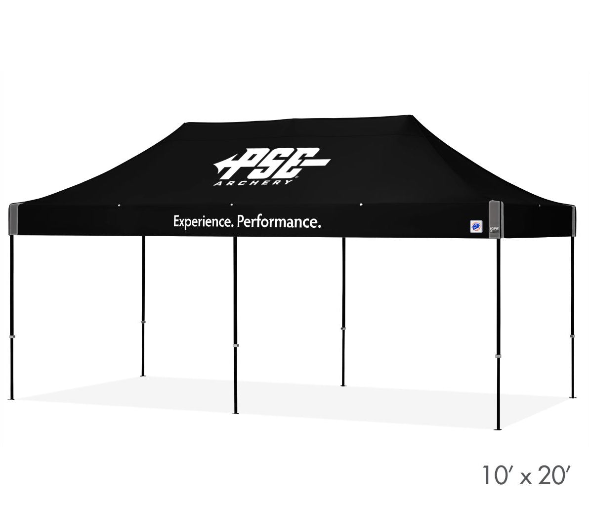 Faltzelt / Eventzelt E-Z UP Eclipse 3 x 6m - inkl. 4c Dach Bedruckung | Faltzelt | brandamba.com