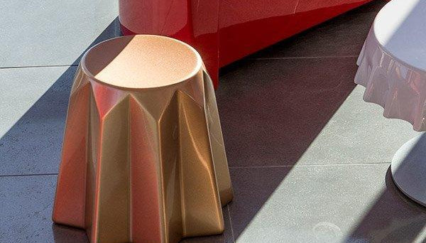 3er Set Hocker SLIDE Pandoro für Indoor + Outdoor | Sitzmöbel | brandamba.com