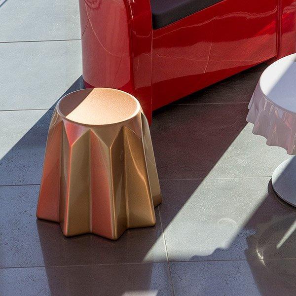 3er Set Hocker SLIDE Pandoro für Indoor + Outdoor | Sitzmöbel | brandamba.com