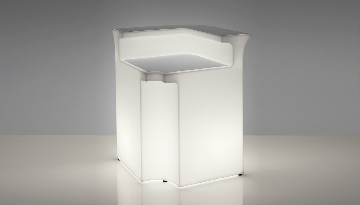Leuchttheke BREAK CORNER, Eckelement | LED Theke | brandamba.com
