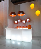 Leuchttheke BREAK CORNER, Eckelement | LED Theke | brandamba.com