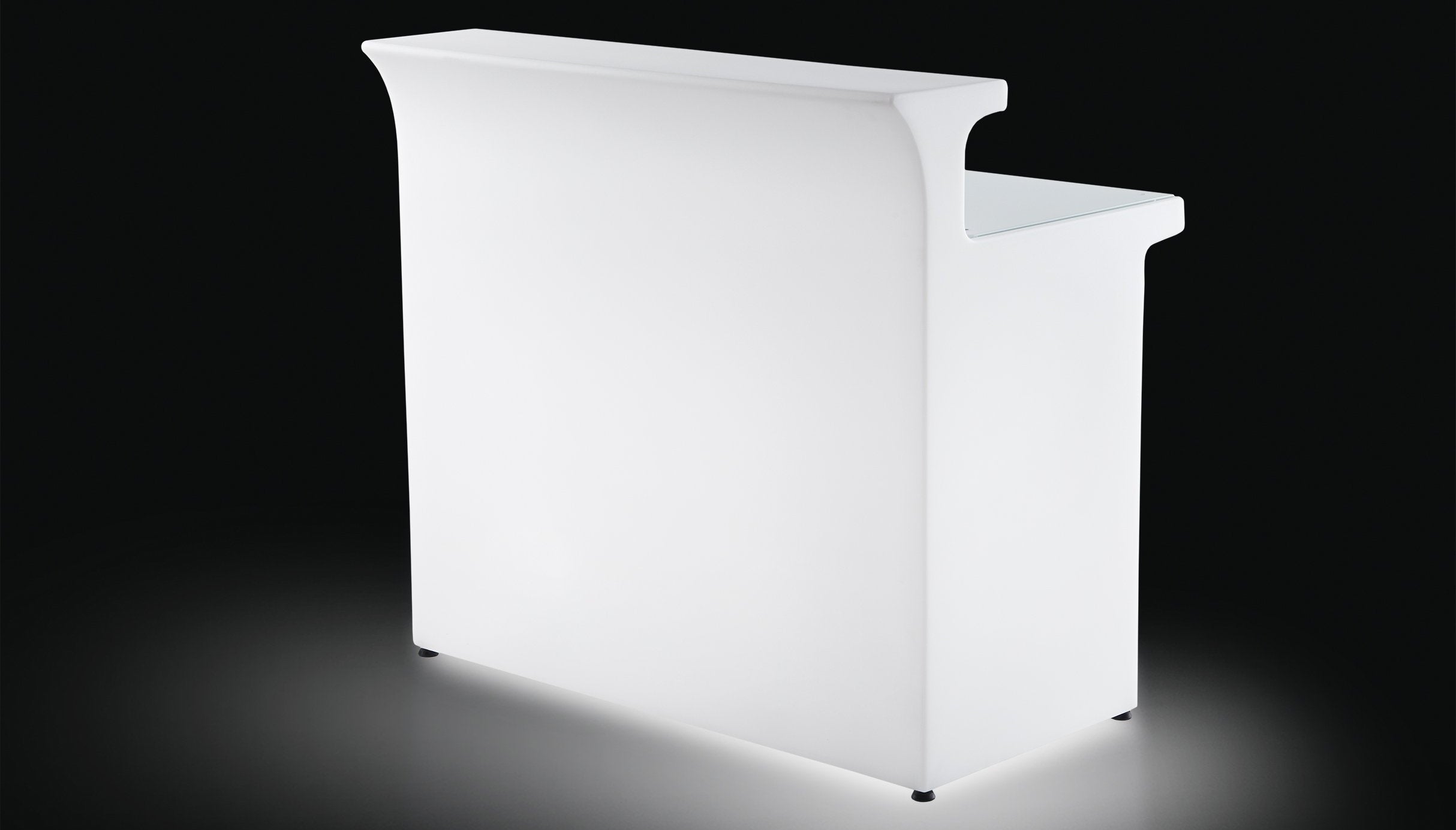 SLIDE BREAK LINE - beleuchtbare Indoor und Outdoor Theke | LED Theke | brandamba.com