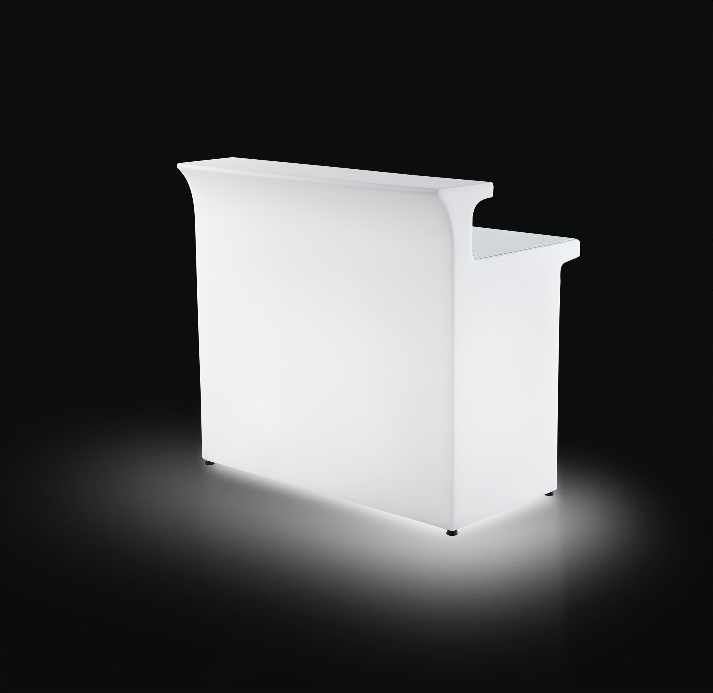 SLIDE BREAK LINE - beleuchtbare Indoor und Outdoor Theke | LED Theke | brandamba.com