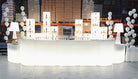 Leuchttheke BREAK LINE mit COCKTAIL STATION + SPEED RACK | LED Theke | brandamba.com