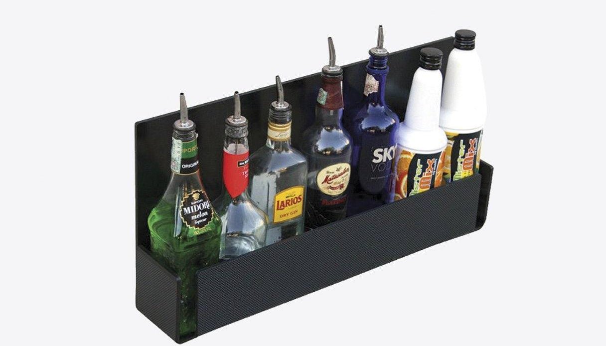 Leuchttheke BREAK LINE mit COCKTAIL STATION + SPEED RACK | LED Theke | brandamba.com