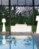 Leuchttheke Slide Break Bar - LED Theke - mit Ice Bar - Pool Bar