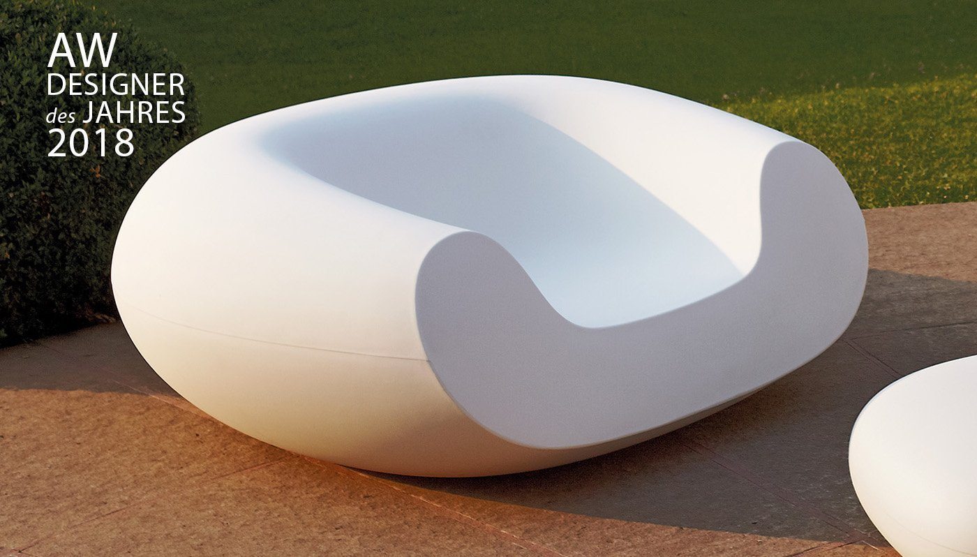 Sessel SLIDE CHUBBY für Indoor + Outdoor | Sitzmöbel | brandamba.com