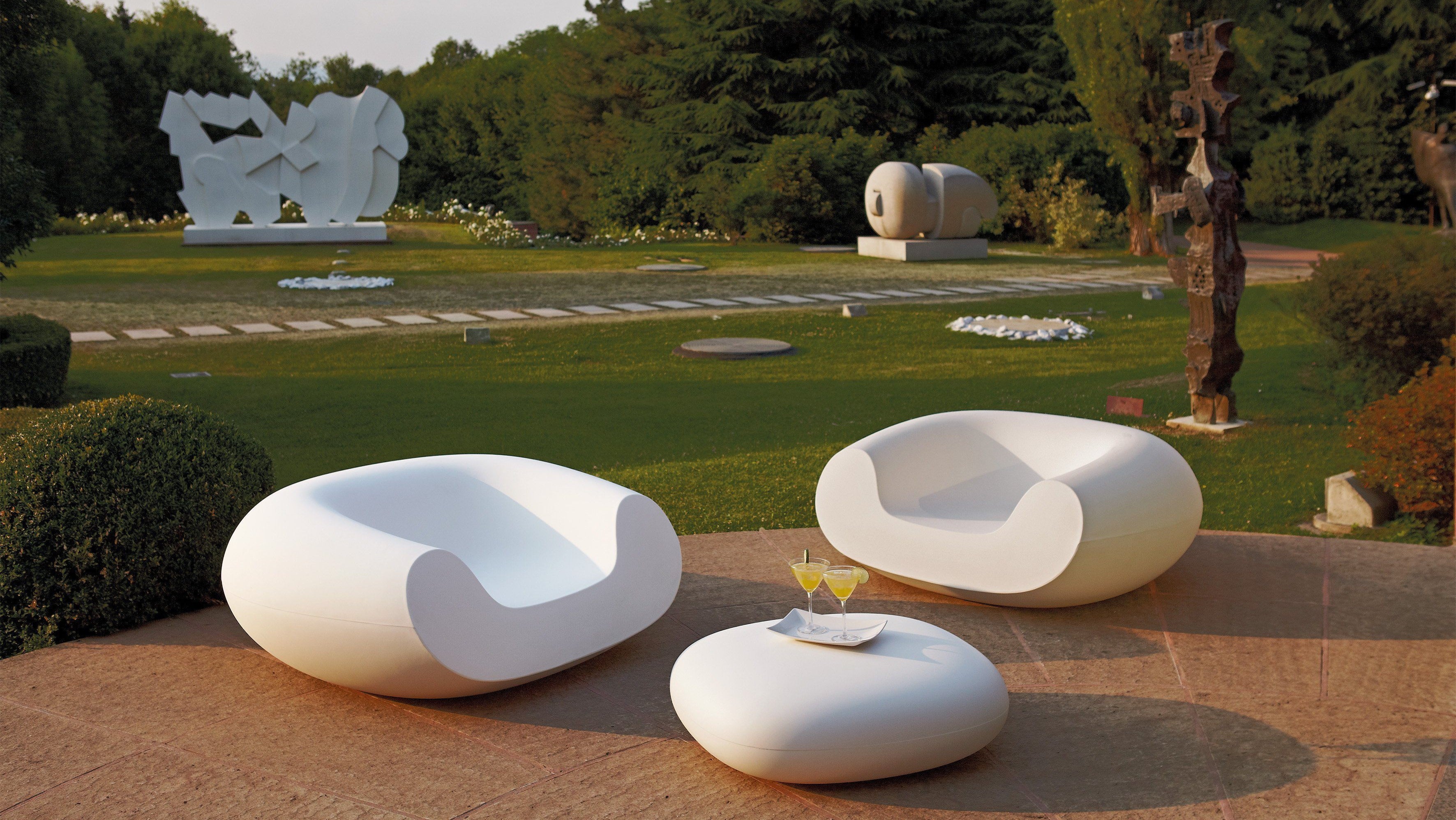 Sessel SLIDE CHUBBY für Indoor + Outdoor | Sitzmöbel | brandamba.com